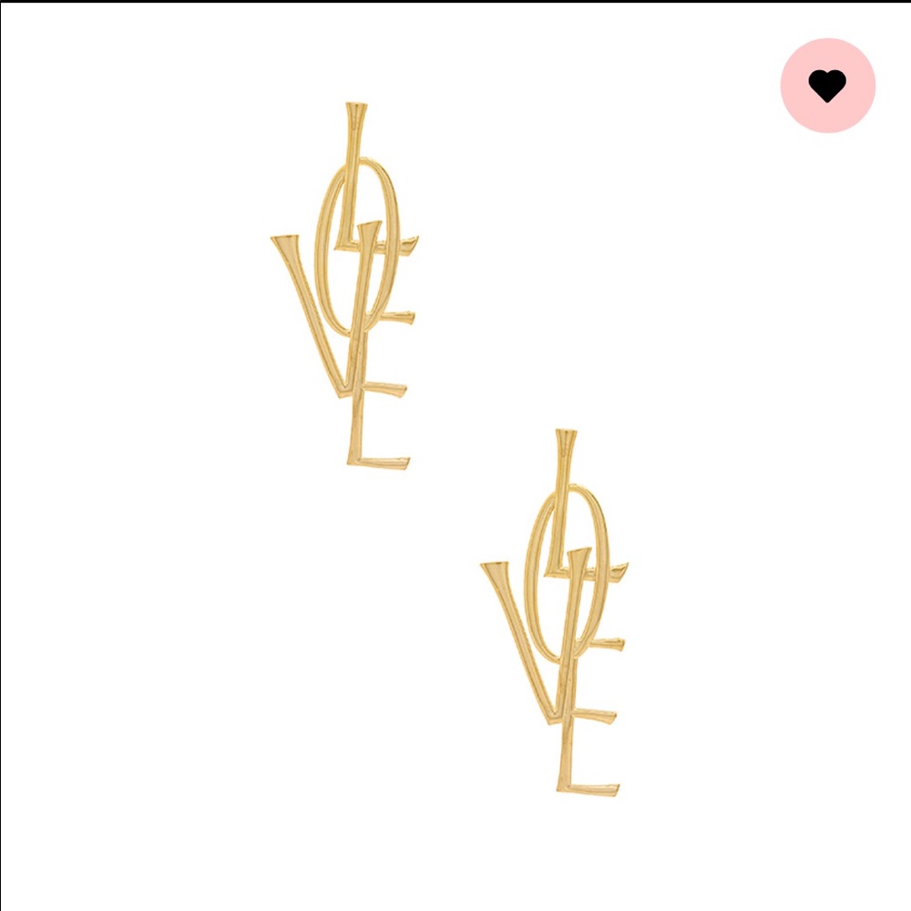 LOVE earrings.  **brand new**